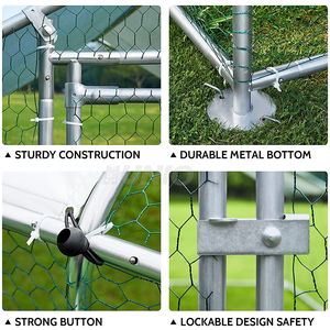 Vente en gros et en gros, vente en gros, poulailler en métal pour poulailler en cage pour champs agricoles à des <span class=keywords><strong>prix</strong></span> abordables - Product Image 5
