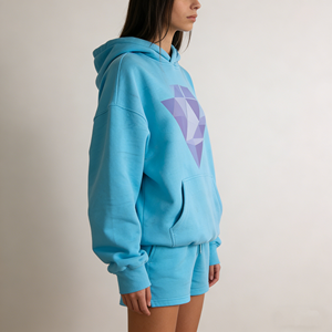 Nuovi Arrivi 2026: Set da Donna 2 Pezzi con Felpa e Pantaloncini Stampati Personalizzati, Completo Morbido per il Tempo Libero - Product Image 4