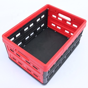 QS Handle Folding Mesh Vented Plastic Laundry Foldable Fruit <strong>Plant</strong> <strong>Baskets</strong> <strong>for</strong> Storage Vegetables Market Shopping - Product Image 3