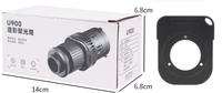 Lumière de studio professionnelle U900 pour photographie, mini projecteur d'effets lumineux, objectif de projection de fond pour portraits et prises de vue artistiques en studio
