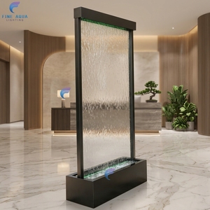 Pantalla Decorativa de <span class=keywords><strong>Cascada</strong></span> Interior Personalizable con Luz LED, Pared de <span class=keywords><strong>Agua</strong></span>, <span class=keywords><strong>Cascada</strong></span> - Product Image 1