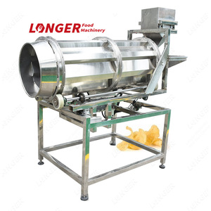 Liên tục Trống Lớp Phủ Hương Liệu Khoai Tây Chiên Gia Vị Máy cho Khoai Tây Chip - Product Image 1