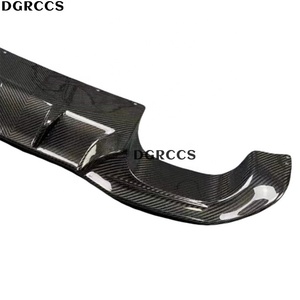 DGRCCS M2 F87 2015-2023 Coupe AK Style Carbon Fiber Rear Lip Flare <b>Polished</b> Vacuum Technology Easy - Product Image 4
