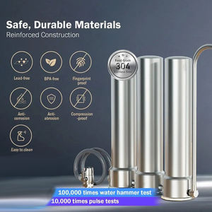 Pas cher Maison Cuisine Bureau <span class=keywords><strong>Robinet</strong></span> Purificateur D'<span class=keywords><strong>eau</strong></span> Diatomée <span class=keywords><strong>Filtre</strong></span> En Céramique Avec <span class=keywords><strong>Charbon</strong></span> Actif Purificadores De Agua De Cocina - Product Image 5