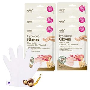 Hydrating Hand Mask Relieve and Soften with Shea Butter & Jojoba Oil Deep <b>Moisturizing</b> <b>Gloves</b> for Dry Cracked Hands Self Care - Product Image 1