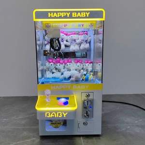 मिनी क्लैव मशीन-सिक्का संचालित प्लग टॉय कैचर आर्केड गेम बच्चों के लिए पार्टी/स्टोर वेंडिंग मशीन - Product Image 1