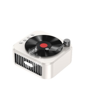 Altoparlante <span class=keywords><strong>Bluetooth</strong></span> 5.3 Creativo a Forma di Mini Giradischi in Vinile, Stile Retrò, Potenza 5W, Batteria Integrata, Portatile per Esterni e Desktop - Product Image 1