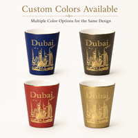 Souvenirs touristiques de Dubaï, Émirats arabes unis, verres à shot en céramique personnalisables, petite tasse à vin en porcelaine de luxe pour les invités, personnalisation OEM ODM