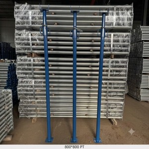 Étais métalliques télescopiques en acier avec têtes en U pour la construction hôtelière - Product Image 6
