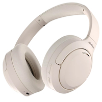 Casque sans fil à réduction de bruit active, écouteurs sportifs stéréo HIFI avec basses, casque de jeu supra-auriculaire et circum-auriculaire