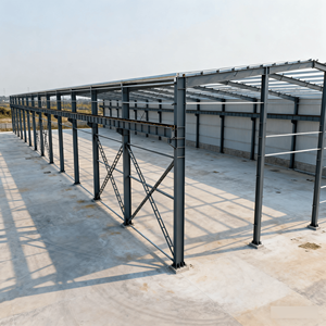 Estructura de Acero Ligero, Taller de Fabricación de Gran Envergadura, Edificio de Fábrica, Almacén, Estructura Industrial Prefabricada Modular - Product Image 3