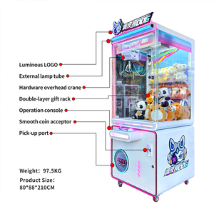Machine à griffes commerciale avec lecteur <span class=keywords><strong>de</strong></span> cartes, machine à prix intelligente <span class=keywords><strong>pour</strong></span> sites <span class=keywords><strong>de</strong></span> vente au détail sans personnel et parcs d'attractions - Product Image 3