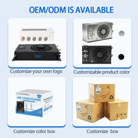 Système de climatisation de stationnement 24V pour camions, économe en énergie, avec compresseur split 12V R-134A et ventilateur silencieux pour caravanes, bus et véhicules