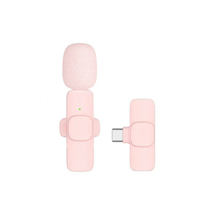 Micrófono de grabación de condensador omnidireccional inalámbrico profesional Micrófono de solapa Lavalier portátil para iPhone iPad - Product Image 3