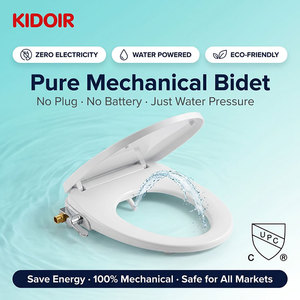 KIDOIR – Fixation de bidet écologique sans électricité, économiseur <span class=keywords><strong>d</strong></span>'<span class=keywords><strong>eau</strong></span>, pour siège de toilette avec valve en laiton, hygiène de salle de bain, vente en gros - Product Image 1