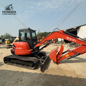 Used Japan Original Kubota Kx155-<b>5</b> Excavator Mini Model 5ton Operating <b>Weight</b> Sale Second-hand Core Components Engine Pump Motor - Product Image 4