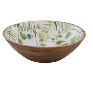 Custom Made Wooden Bowl Set of Three <b>Sticker</b> Printed Natural Wooden Salad Serving Bowl Dough Bowl for Home <b>Kitchen</b> Use - Product Image 5