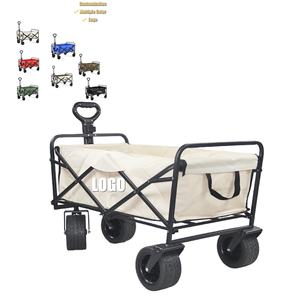 เกวียนสำหรับเด็กรถเข็นสำหรับตกปลากลางแจ้งชายหาดพับได้รถเข็นสำหรับตั้งแคมป์รองรับสารพัดประโยชน์500กก. - Product Image 1