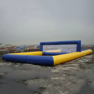 <span class=keywords><strong>Campo</strong></span> de juego deportivo inflable de piscina de cancha de voleibol inflable flotante de alta calidad - Product Image 3