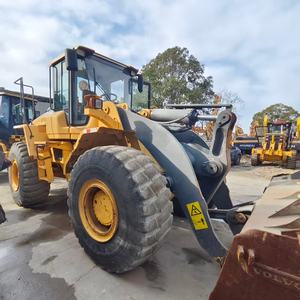 Cargador Frontal Volvo L120 Usado, Cargador de Tractor de 6 Toneladas con Motor, Caja de Cambios, Bomba, Pocas Horas de Trabajo, en Venta - Product Image 1