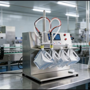 Máquina Llenadora de Leche y Jugos Semiautomática, Utilizada para Llenar Bolsas de Succión para Líquidos Espesos, Lociones, Miel y <span class=keywords><strong>Gel</strong></span> de Ducha - Product Image 1
