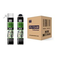 GNS A22 Spray de mousse PU à stabilité supérieure avec anti-rétrécissement et bonne élasticité pour la construction