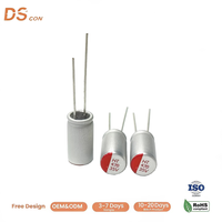 Condensateur polymère solide en aluminium 470uF 35V à connexion radiale traversante 8x16mm faible ESR pour le filtrage des alimentations industrielles DC