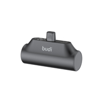 Chargeur portable Budi Mini Type-C haute capacité 3000mAh, batterie externe capsule compatible avec les téléphones 15, 16, 17, batterie Li-polymère 10W