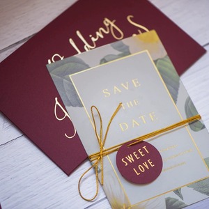 Enveloppes de style occidental avec estampage à chaud doré, invitations de mariage créatives, enveloppes personnalisées de style européen en papier - Product Image 2