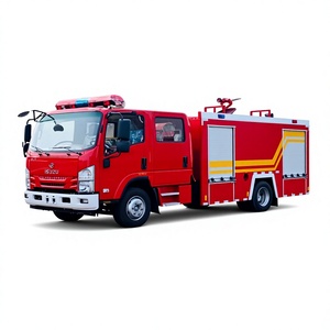 Camión de Bomberos Pequeño Isuzu 4x2 de 6 Ruedas con Tanque de Agua de 8000 Litros, Vehículo de Rescate Contra Incendios de Alto Rendimiento con Bomba Aérea 4x2 - Product Image 1