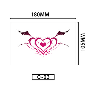 Adult Waist Temporary <b>Tattoo</b> Sticker Waterproof Body Art <b>Paper</b> Decal for Bikini Party Festival Decoration Professional Use - Product Image 4