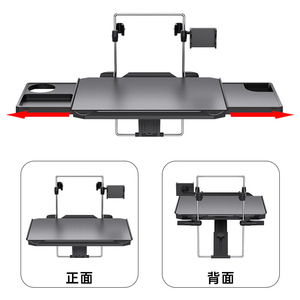 Bandeja de asiento trasero para coche, mesa plegable para asiento trasero, escritorio para ordenador portátil, organizador de asiento trasero para coche, bandeja para comer comida, soporte para <span class=keywords><strong>teléfono</strong></span> para coche - Product Image 4