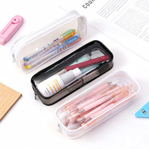 Estuche de Lápices Personalizado de PVC Transparente con Cierre, Bolsa Impermeable para Material Escolar, Estuche de Lápices Kawaii para Niñas - Product Image 4