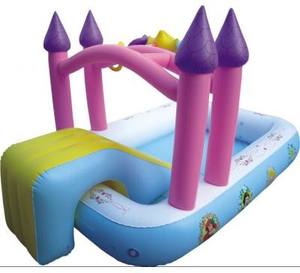 Piscine gonflable pour enfants, jeu d'éclaboussures, <span class=keywords><strong>pataugeoire</strong></span> pour enfants, jeu d'eau pour s'amuser en été dans la cour d'herbe - Product Image 2