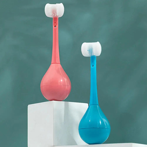 Vente en gros : Adorable gobelet fantaisie à trois faces, mignon, pour enfants, outil de soin buccal de dessin animé pour la salle de bain - Product Image 4