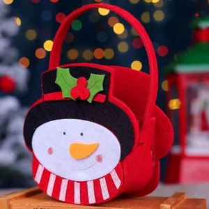 Bolsas de Regalo Navideñas de Fieltro de Nuevo Diseño para Fiestas Navideñas, Bolsa de Fieltro para Dulces con Asas para Adornos Navideños - Product Image 5