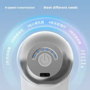 Pistola de Masaje Muscular Eléctrica de Tejido Profundo, Novedad <span class=keywords><strong>2026</strong></span>, Venta al por Mayor, con Logotipo Personalizado - Product Image 4