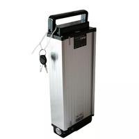 CNNTNY baterai sepeda listrik 36V 37V, baterai perak ikan 36v 10ah Lithium Ion untuk sepeda listrik