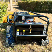 Tondeuse Robot Débroussailleuse Autonome à Fléaux sur Chenilles Télécommandée, Très Demandée