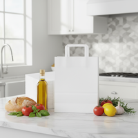 Bolsas Ecológicas para Comestibles, Orgánicas, de Alta Calidad, con Revestimiento Impermeable, Resistentes al Aceite, Reciclables, Impresión Personalizada, Protectoras para Alimentos