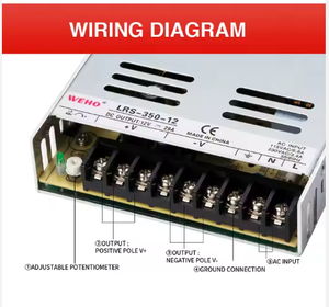 Lrs cung cấp điện 5V 12V 24V 36V 48V với CE ROHS 100W 150W 200W 350W 500W công nghiệp <span class=keywords><strong>SMPS</strong></span> LED DC AC chuyển mạch cung cấp điện - Product Image 3