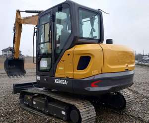 Excavadora de cadenas XE60GA de 6 toneladas, excavadora hidráulica compacta, motor Yanmar confiable, cabina con aire acondicionado de lujo, alto par de giro, lista para enviar - Product Image 5