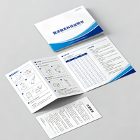 Service d'impression de brochures sur papier journal duplex laminé, imprimé offset, format personnalisé A3/A4/A5/A6, haute qualité