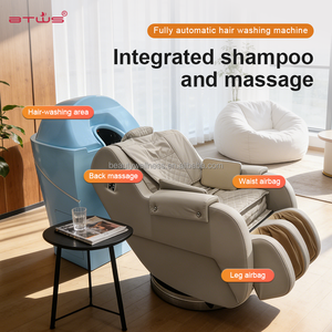 سرير تدليك وغسيل شعر أوتوماتيكي متكامل بدون استخدام اليدين للاستخدام في صالونات التجميل - Product Image 2