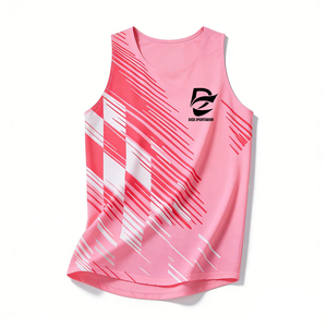Chaleco Deportivo Personalizado Ligero, Transpirable y de Secado Rápido, con Estampado de Poliéster, para Entrenamiento, Maratón, Unisex, Sin Mangas - Product Image 1