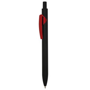 Bolígrafo de Metal Pulido Negro Satinado y Rojo, Ecológico, con Ancho de Escritura de 0.5 mm y 0.7 mm para Promociones - Product Image 1