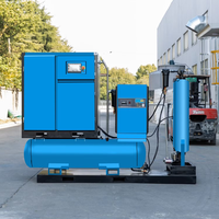 Compresseur d'air à vis tout-en-un haute pression 16 bars 20 bars 37 kW avec sécheur pour découpe laser