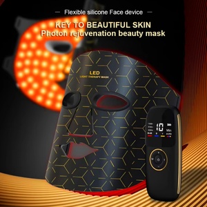 Máscaras Faciales de Terapia LED de Silicona Flexible, 7 Colores, con Nodos de Masaje y Clasificación de Impermeabilidad IPX6 - Product Image 5