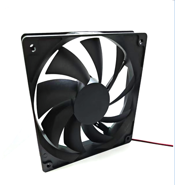 120mm DC Brushless Cooling Fan 12V 2Pin Silent Axial Fan for PC Case Server Cabinet Industrial Equipment Low Noise