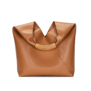 Sac à main en cuir véritable pour femmes, sacs de bureau, grand fourre-tout, à bandoulière, Fashion, nouvelle collection